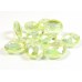 10 Crystal Chunky Oval  20mm Faceted Bead – Lemon AB