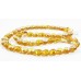 50 Heart 6mm Beads - Topaz AB