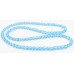 1 Strand 4mm Aqua Czech Firepolish beads