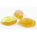 25 of Czech Class Top Drilled Topaz AB Matte Leaf 12mm Beads