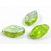 25 of Olivine AB Top Drilled Leaf 10mm Beads