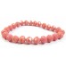 25 Coral Pink Firepolish Faceted Czech Glass 6mm Beads