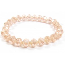 25 Rosaline Lustre Firepolish Faceted Czech Glass 6mm Beads