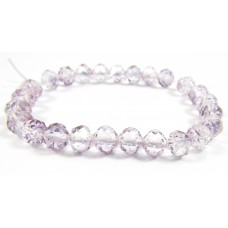 25 Light Amethyst Lustre Firepolish Faceted Czech Glass 6mm Beads
