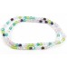 100 Firepolish Glass Beads 4mm Spring Garden Mix