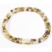100 Firepolish Glass Beads 4mm Butterscotch Mix