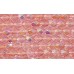 100 Firepolish Glass Beads 4mm Peach Rose
