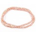 100 Firepolish Glass Beads 4mm Peach Rose