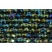 1 Strand Firepolish Glass Beads 4mm Green Iris