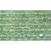 100 Firepolish Glass Beads 4mm Spring Green