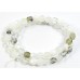 Strand Firepolish Glass Beads 6mm Snow Mix