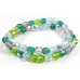 Strand Firepolish Glass Beads 6mm Spring Garden Mix