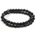 Strand Firepolish Beads 8mm Jet