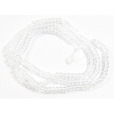 1 strand Czech Glass 4mm Rondelle Crystal Beads
