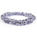 1 Strand Firepolish Beads 8mm Metallic Lavender.