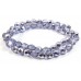 1 Strand Firepolish Beads 8mm Metallic Lavender.