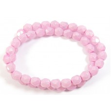 1 Strand Firepolish 4mm Violet Ice Beads