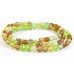 1 Strand Firepolish 4mm Faceted Planet Earth Colour Mix Beads