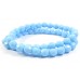 1 strand 8mm Czech Glass faceted round beads - Turquoise