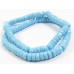1 Strand 3x6mm Turquoise Czech Glass Faceted Rondelles