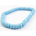 1 Strand 3x6mm Turquoise Czech Glass Faceted Rondelles