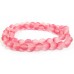 1 strand 8mm Czech Glass faceted round beads - Strawberry Summer 