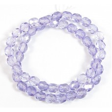 1 Strand Tanzanite 6mm Czech Glass Beads