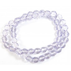 1 Strand Tanzanite 8mm Czech Glass Beads