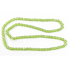 100 Firepolish Crystal 4mm Olivine beads