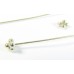 1 Fancy Head Sterling Silver 0.6 x 65mm Headpin