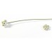 1 Daisy Head Sterling Silver 0.6 x 60mm Headpin