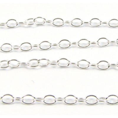 1 cm Sterling Silver Trace Chain