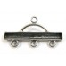 2 Sterling Silver 3-Hole Bar Shape End Spacers