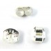2 Sterling Silver Earwire Backs Retainer Scrolls