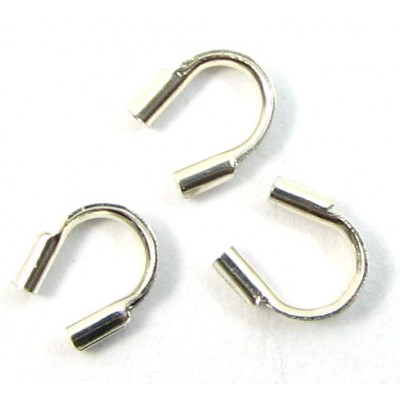 144 Silver Plated Wire Protectors/Wire Keepers