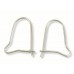 1 Pair Sterling Silver Kidney Earwires