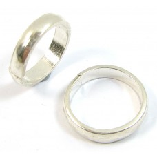 1 Sterling Silver 12mm Ring