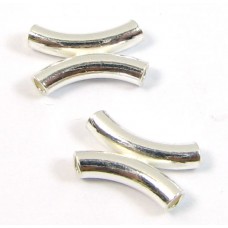 1 Sterling Silver Double X Tube Spacer 