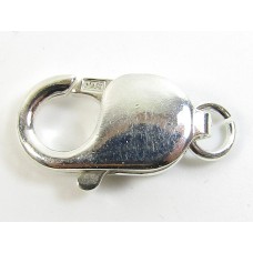 1 Sterling Silver 16mm Extra Large Lobster Claw Clasp with Jump Ring