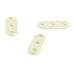 2 Sterling Silver 3-Hole Spacer Bars