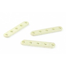 2 Sterling Silver 5-Hole Spacer Bars