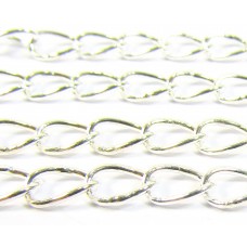 1 cm Sterling Silver Loose Curb Chain