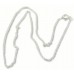 1 Sterling Silver Lightweight Rope Multi Link Necklace Chain 16in