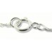1 Sterling Silver Lightweight Rope Multi Link Necklace Chain 16in