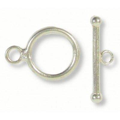1 Sterling Silver Ring and T-Bar Toggle Clasp