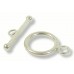 1 Sterling Silver Ring and T-Bar Toggle Clasp