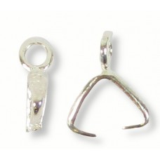 1 Sterling Silver Pendant Pinch Bail