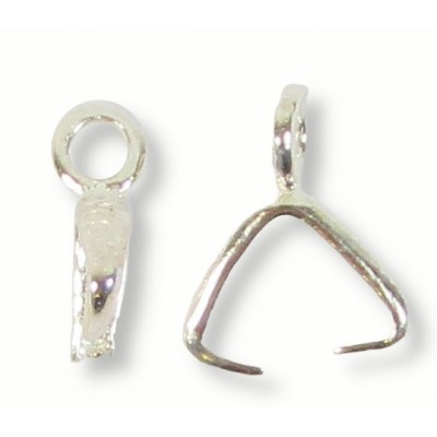 1 Sterling Silver Pendant Pinch Bail