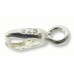 1 Sterling Silver Pendant Pinch Bail