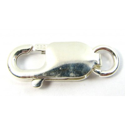 1 Sterling Silver 16mm Lobster Claw Clasp with Jump Ring